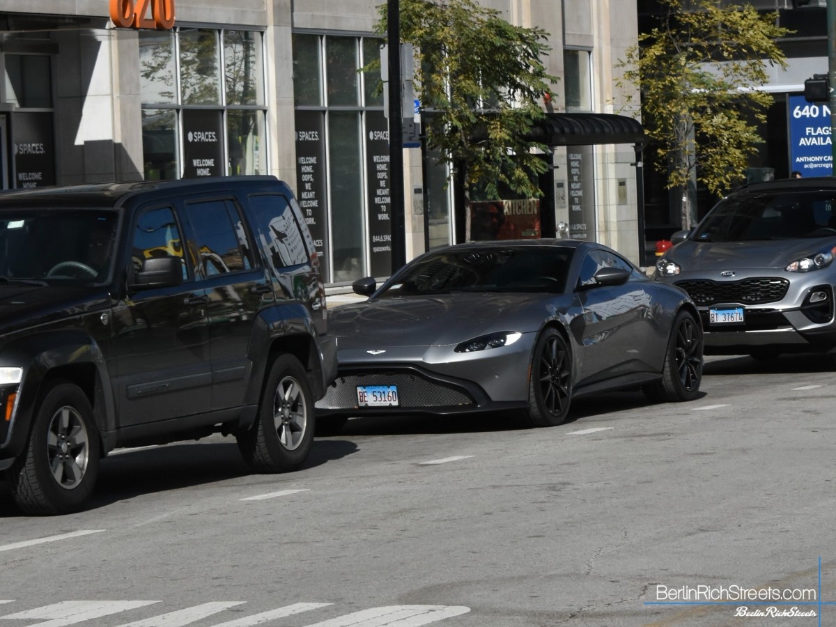 Aston Martin V8 Vantage (2018) spotted in Chicago — BerlinRichStreets